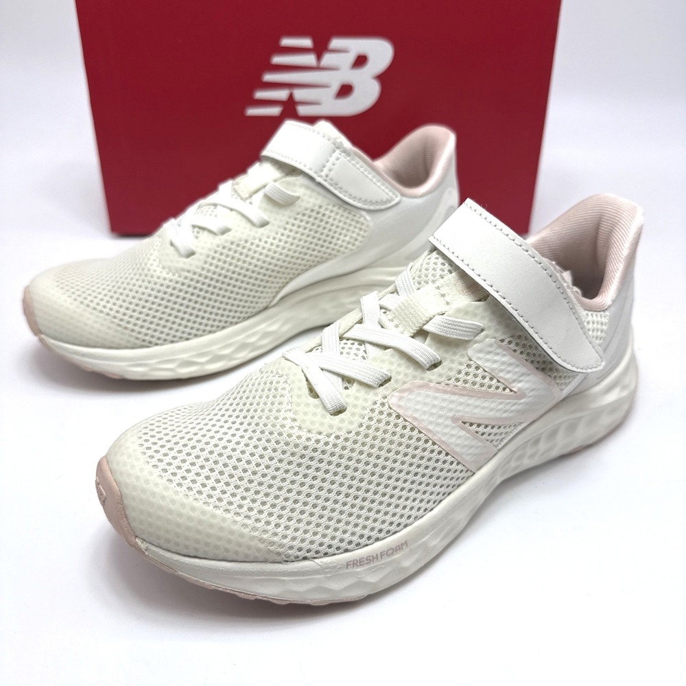 New Balance Fresh Foam Arishi V4 Sneakers Kids 2 Sea Salt Running Shoes